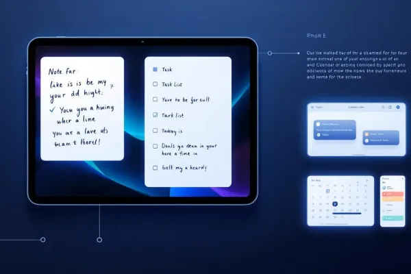 Les meilleures applications pour une organisation travail tablette en 2025