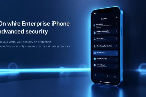 Meilleures Pratiques pour la Protection des Données iPhone en Entreprise
